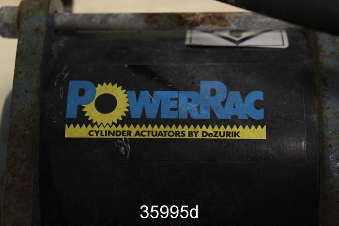 Used Dezurik 1" Eccentric Plug Valve, Air Operated, 9384158 #35995