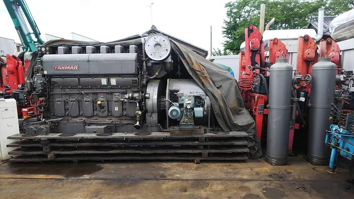 Used Yanmar 6N21AL-EN generator sets x 2 units