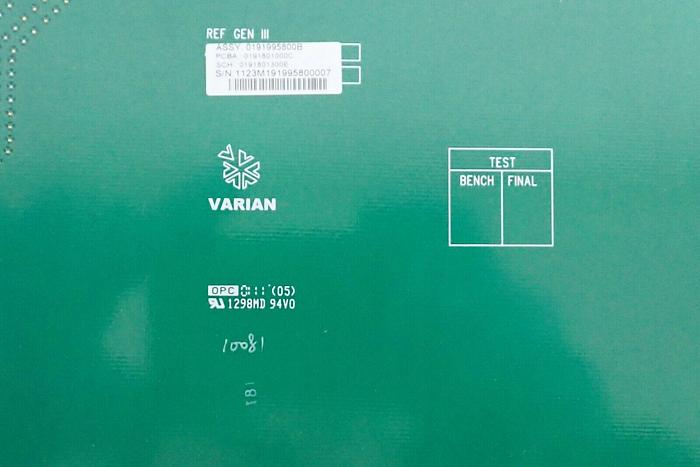 Used Varian 0191995800B 01-919958-00 Board Assembly