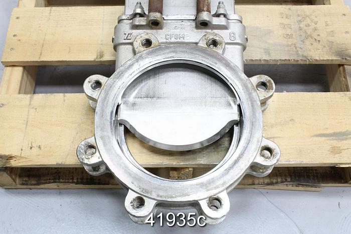 Used True Line 8" Air Operated Knife Gate Valve #41935