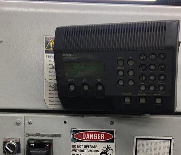 Used 110" LAWSON PACEMAKER 11 GUILLOTINE CUTTER WITH MICROCUT- SOLD JA