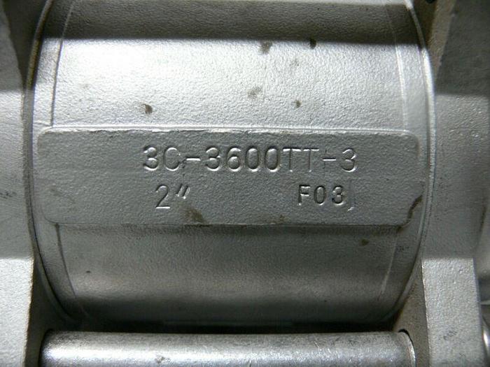 Used JAMESBURY VPVL100 DA B C Double Opposed Piston Actuator 2" SS Ball Valve