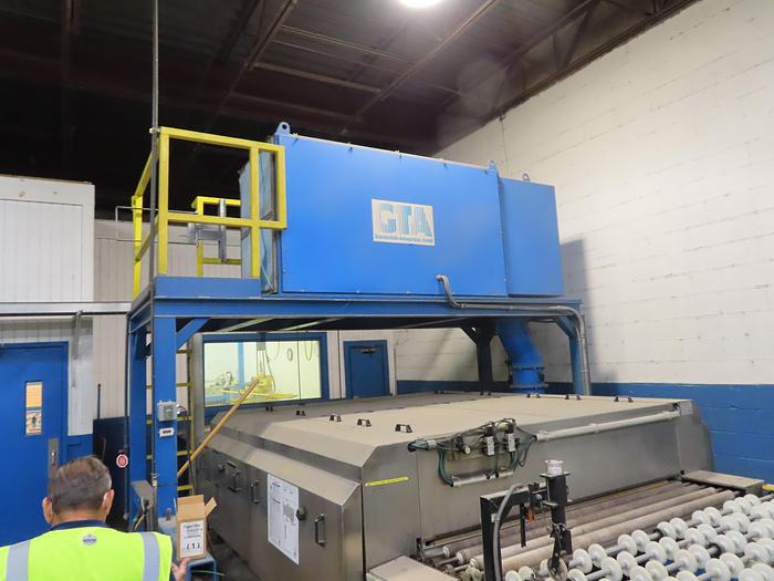 Used 2003 Armetch Laminated Glass Production Line, with Melco Auto Clave