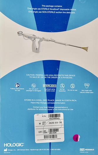 NOVASURE NS2000US IMPEDENCE CONTROLLED ENDOMETRIAL ABLATION DISPOSABLE DEVICE KIT