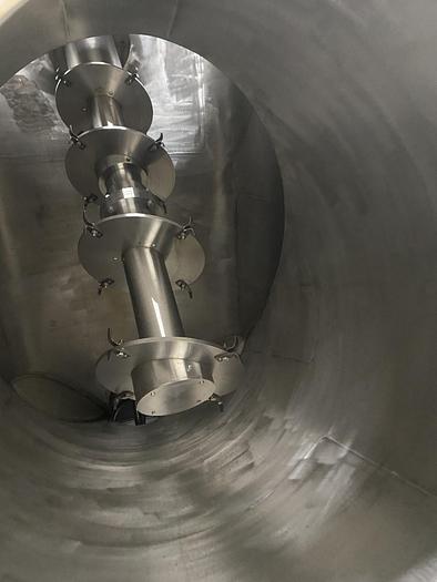 Used 60 CU. FT. TWIN SHELL "V" BLENDER WITH INTENSIFIER BAR