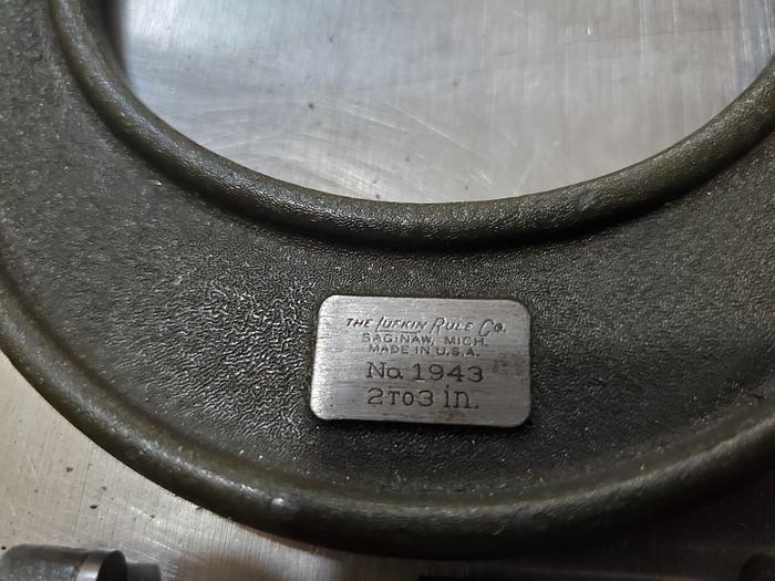 Used Lufkin Rule Co. Machinist Micrometer Set 1-6" (Missing 3-4")