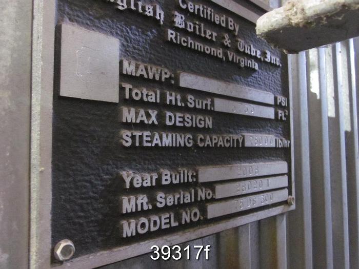 Used English Boiler 75 Ds 300 Boiler #39317