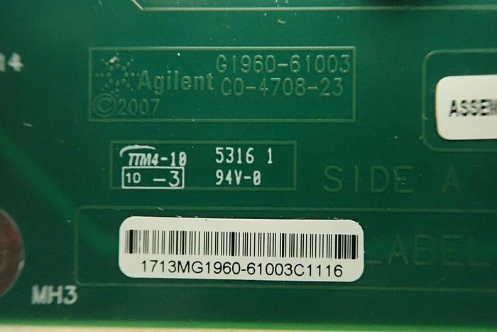 Used Agilent G1960-61003 Board Assembly