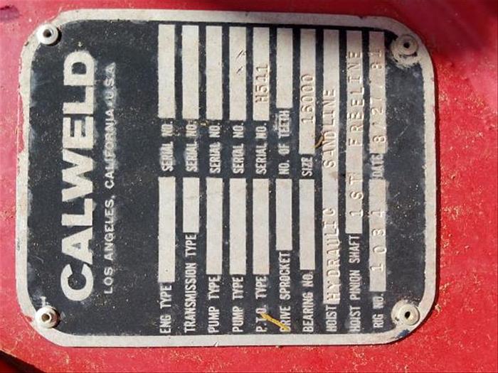 Used 0 Cardwell Bucket Rig