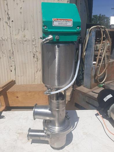 Used Valve, Shut-Off, 2-1/2", 316L S/st, Tri-Clover, Mdl 761-21, #S744662