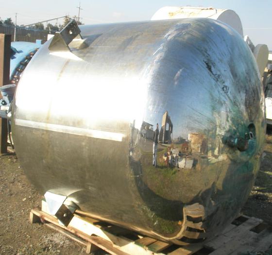 Used Reactor, 525 Gallon, 316 S/st, Jkt, Agit, #S736726