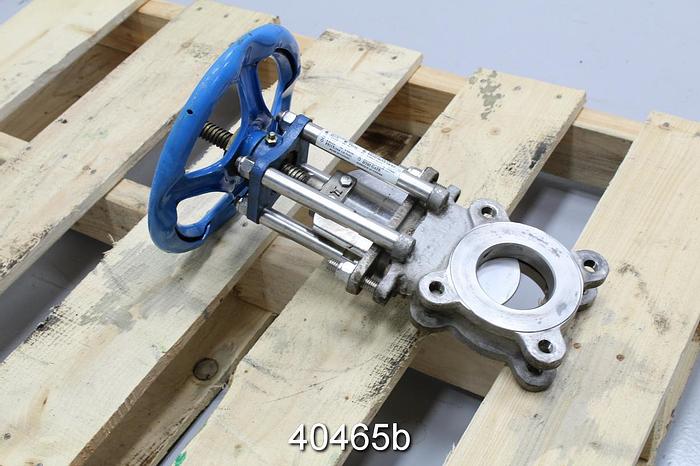 Used TL 6" Hand Operated Knife Gate Valve #40465