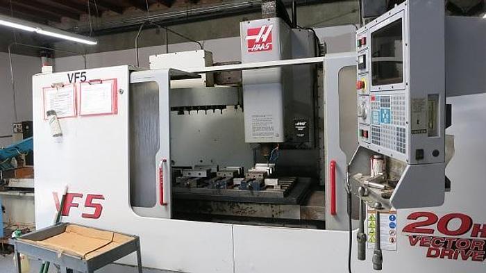 Used 2000 HAAS VF5 VERTICAL MACHINING CENTER