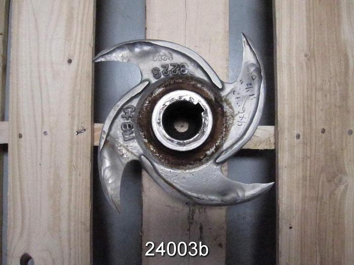 Used Goulds 3175 Impeller, 4X6X12, 11.5" Diameter, 4-Vane #24003