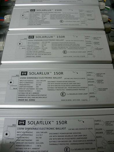 Used Lot of 35 - EYE Solarlux 150R 150W Dimmable Grow Light Electronic Ballast
