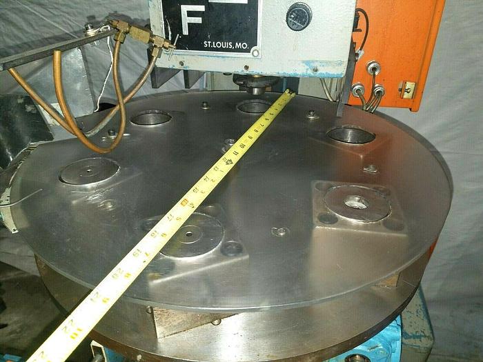 Used Neff 2 Ton Press with Rotary Table Rapid Assembly Stamping Pressing