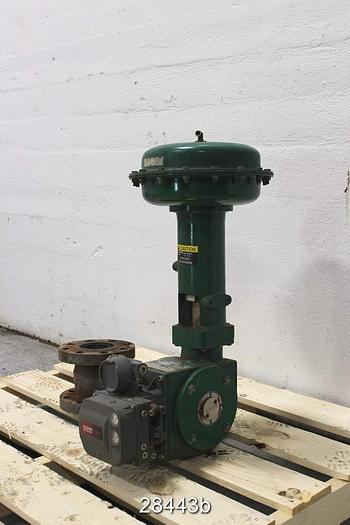 Used Fisher Cv500 Control Vball Valve, 3", #28443