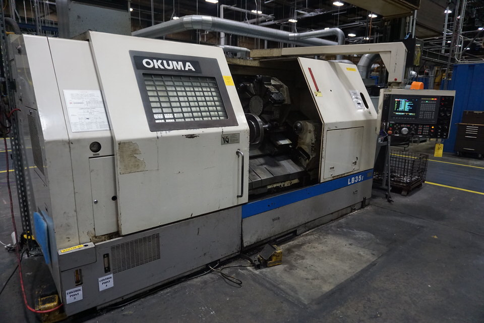 Used OKUMA LB35 CNC LATHE