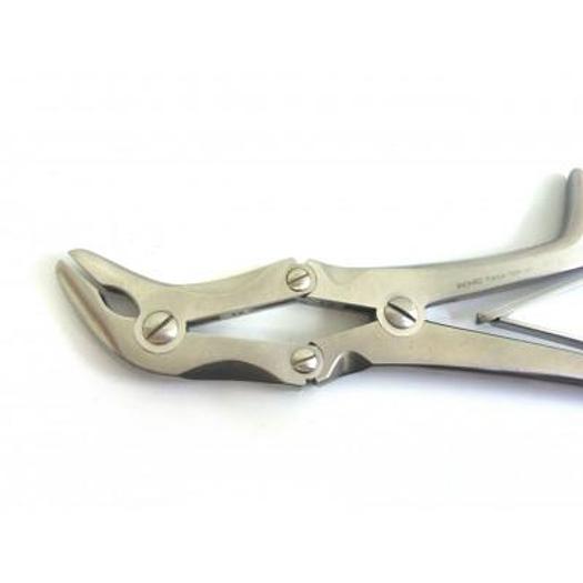 PINCE GOUGE DE STILLE 4 ARTICULATIONS CONTRE COUDEE 23CM (STILL GOUGE FORCEPS MULTIACTION DOUBLE BENT 23CM)