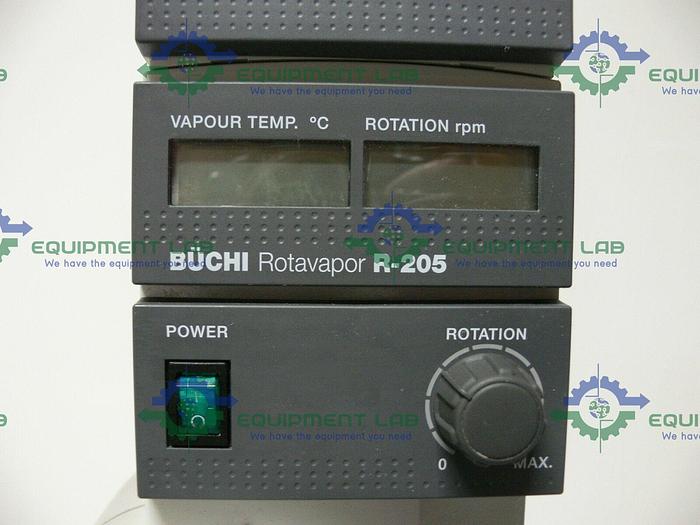 Used Buchi R-205 Rotavapor with Buchi B-490 Oil / WaterBath & V-800 Vacuum Controller
