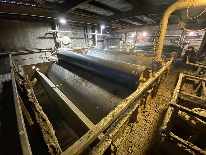 Used Black Clawson Cylinder Thickeners, 180" Face #44407