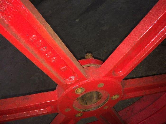 Used PULLEY SHEAVE 6-GROOVE 6B250 E BELT DRIVE WHEEL for Mud Pump