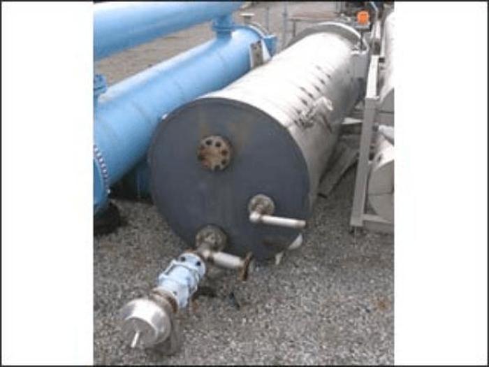 Used 165 SQ. FT. NORTHLAND COIL TUBE HEAT EXCHANGER – 304L S/S