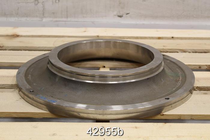 Unused Goulds 3180 CF8M 22.5" Diameter Suction Side Plate #42955