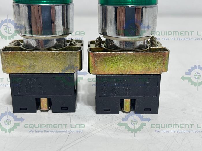 Lot of 2 - Automation Direct  GCX1192-24 Green Push Button