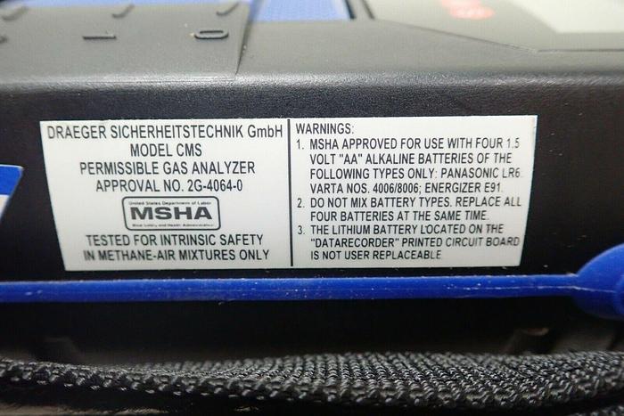 Used DRAGER Dräger CMS Remote System Emergency Response Kit w/ Case