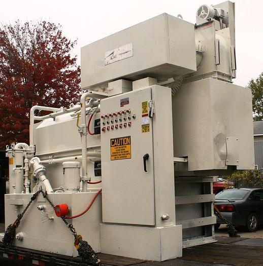 Used Ransohoff 30" Diameter Rotary Drum Washer, Gas Fired, Stainless Steel Contruction, Wash & Dry-Off