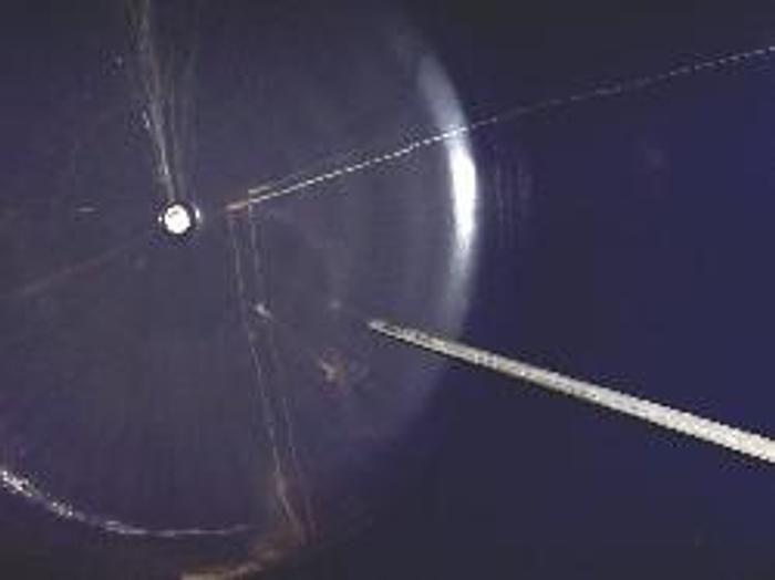 Used De Dietrich approximately 2000 gallon vertical glass lined tank