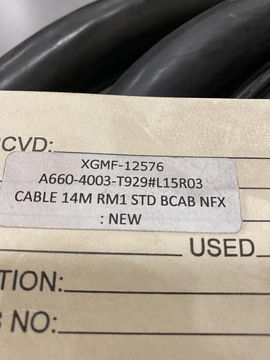FANUC ROBOT CABLE A660-4003-T929#L15R03 RM1 STD B-CAB FLEX