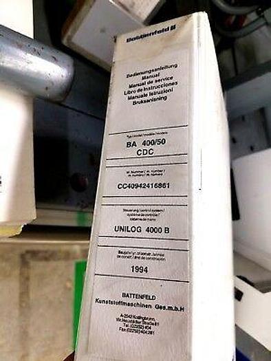 Used Battenfeld BA 400 CDC 44 Ton Injection Molding Machine
