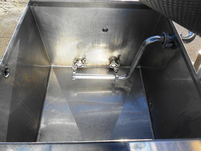 Used Conveyor, Screw, 10" x 7', S/st, Dbl, Incline, #S742038