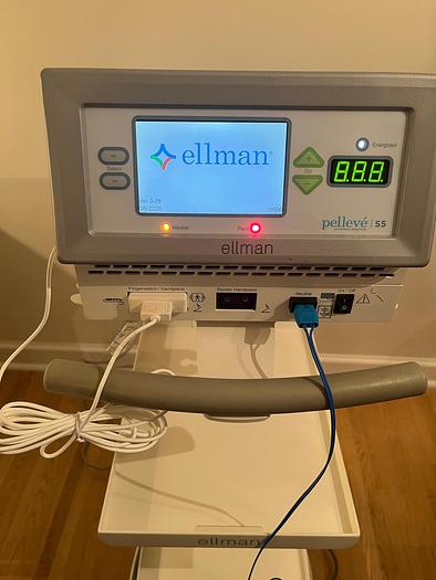 Used Ellman Pelleve S5 IEC RF Wrinkle Reduction System w/ accesories