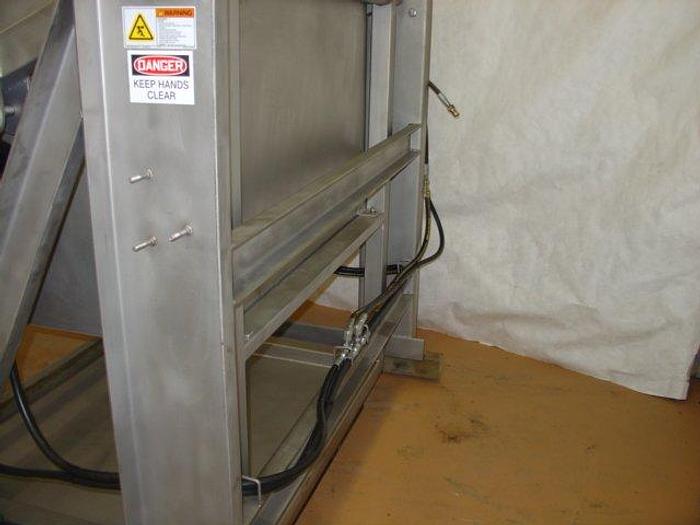 Used New Stainless Steel Pivot-Style Combo Dumper, 60" High Pivot