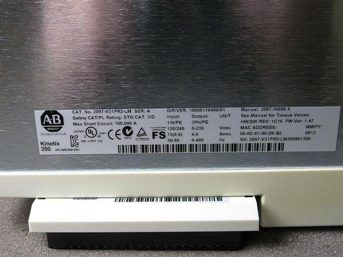 Used Allen-Bradley Kinetix 350