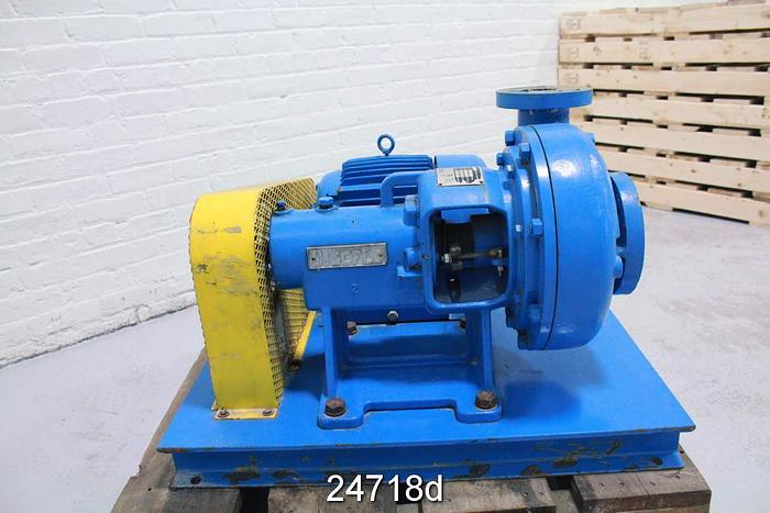 Used Discflo 312 Discflo Pump, 53 Gpm, 115 Tdh, Disc Pac 2 Hhd 10, Seal 3/8 Telfon, 3" Suction, 2" Discharge #24718