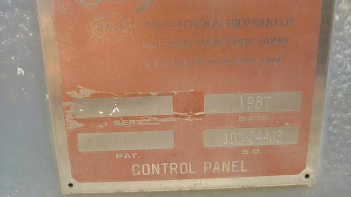 Used Evaporator, Caustic, Blaw Knox, 125 lb/hr, Drum Flaker, #L738570