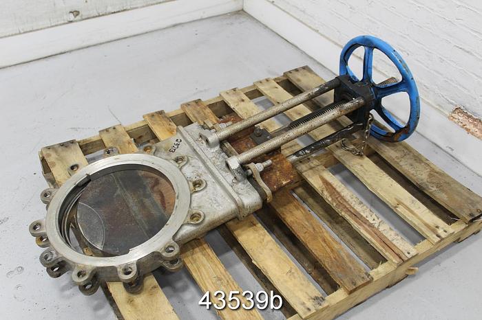 Used True Line 14" Hand Operated Knife Gate Valve #43539