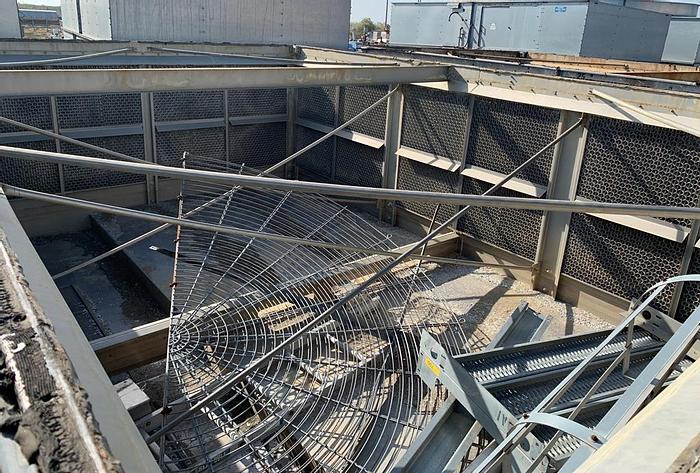 Used Refrig, Cooling Tower, 518 T, Evapco, S/ST, Mdl AT112-418, D #S743193