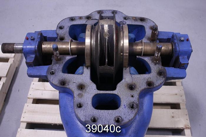 Unused Goulds 3410 Split Case Pump, 8x10x17, 5 Vane Impeller, 15" Impeller Diameter #39040