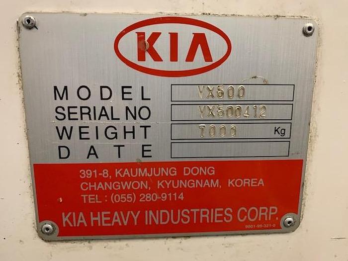 Used 2003 KIA VX500 High Speed Vertical Machining Center