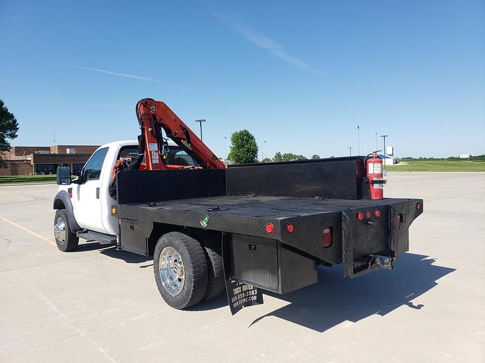Used 2008 Ford F550 4x4 With Palfinger PK4100A Folding Crane, knuckle Boom
