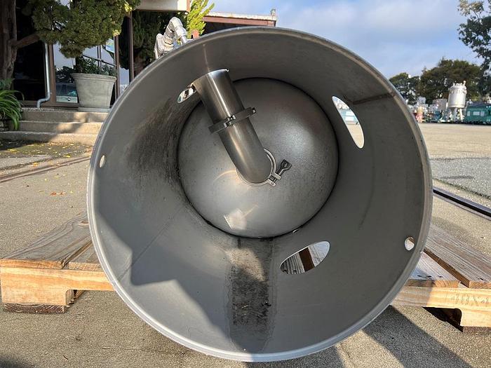 Used Tank, 50 Gallon, 316L S/st, 150 PSI, Alloy Products #S744925