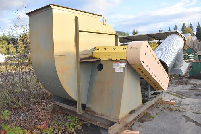 Used 150hp New York Blower fan, 46,000 cfm at 15”sp NYB blower