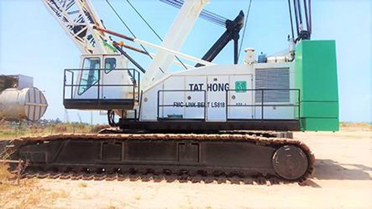 Used 300 Ton Used LINKBELT LS818 Crawler Crane