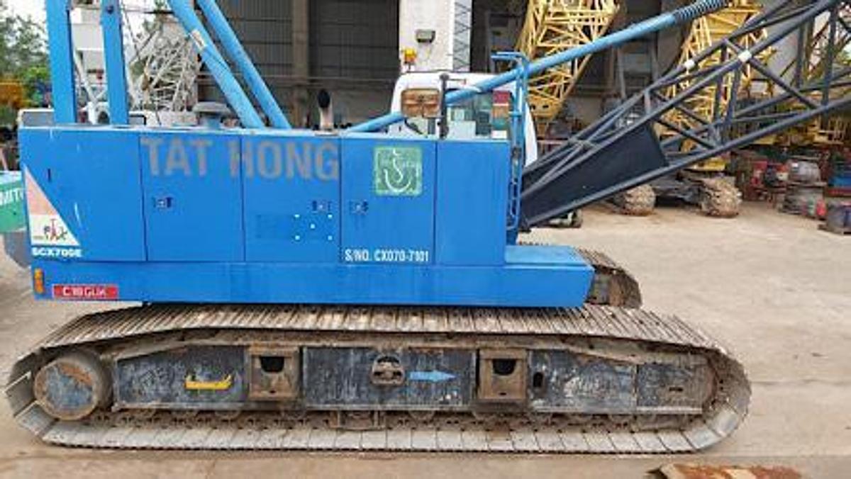 Used 70 Ton Used HITACHI SUMITOMO SCX700E Crawler Crane