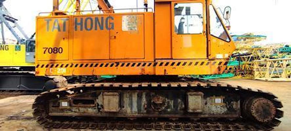 Used 80 Ton Used KOBELCO 7080 Crawler Crane